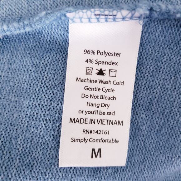 LuLaRoe - Teal Sarah Sweater Duster Cardigans Size Medium - Picture 6 of 7